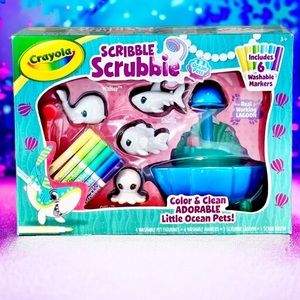 Crayola Scribble Scrubbie Ocean Pets Lagoon